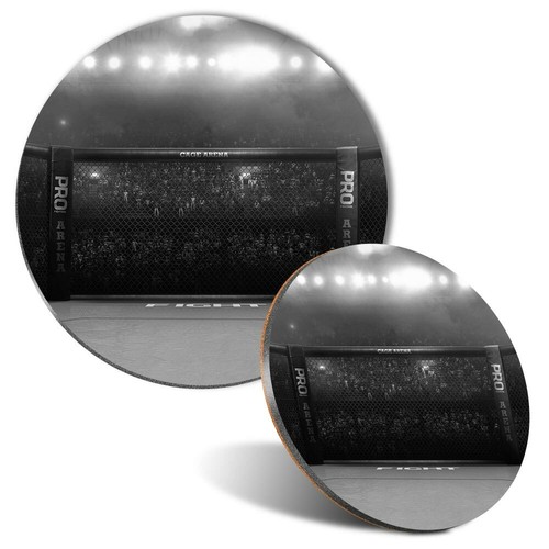 Mouse mat coaster set - coaster, bw