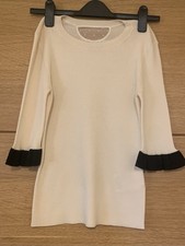 Red Valentino Cream Ribbed