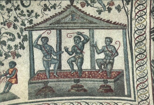 Ancient roman mosaic postcard - roman,
