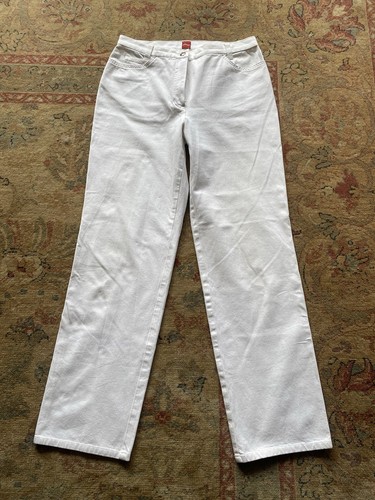 White long cotton and elastane - white,