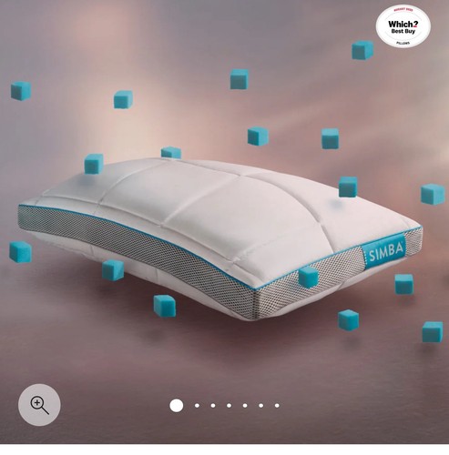 Simba new hybrid pillow white - new,