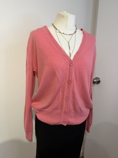M&S Pink Button Front Cardigan