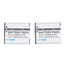 2pcs Battery for VW-VBX090 Panasonic HX-WA2A HX-WA2W HX-WA20W HX-WA03 HX-WA2D