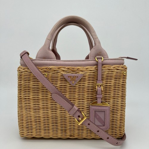 Prada wicker basket bag - bag, with