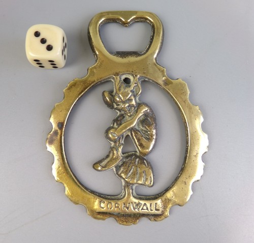 Vintage brass bottle opener - brass,
