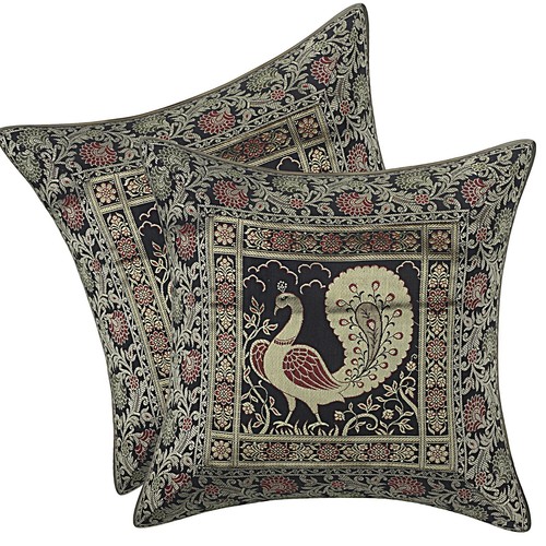 Brocade jacquard cushion cover - jacquard,