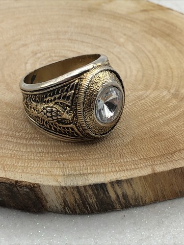 Vintage rolled gold plate ring - gold,