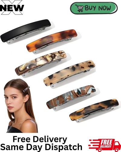 6pcs french barrette hair - 6pcs,