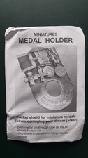 Jacket Medal Holder Miniature Size Medals, Plastic £5.99