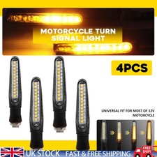 Universal Motorcycle 12 LED Turn Signal Indicator Blinker Amber Light for Honda