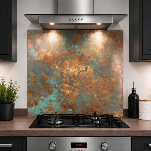 Printed glass kitchen - printed,