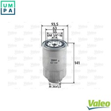 FUEL FILTER 587709 FOR