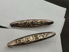 Antique Sterling Silver Baby Brooch Pin By Charles Horner Circa 1910 1.5g