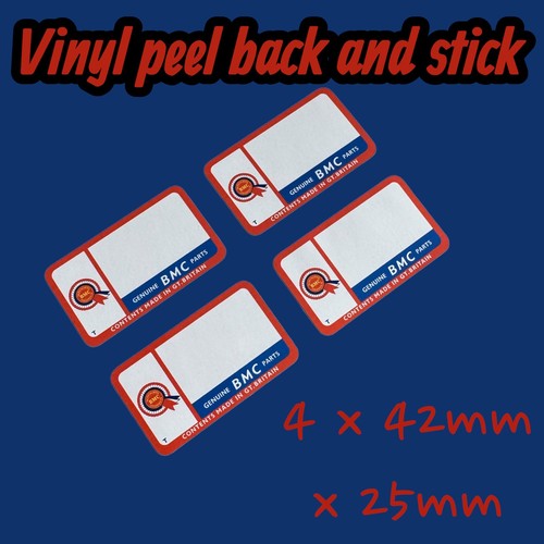 Bmc parts vinyl sticker - bmc,