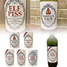 Funny Christmas Wine Bottle