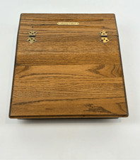 Vintage Oak Slant Lift Top