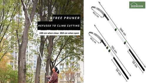 Telescopic tree pruner - 2.5m,