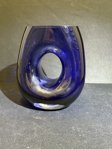 Blenko cobalt blue glass - blenko,