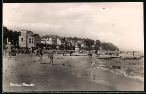 Postcard bansin seaside - postcard,