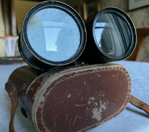 Vintage military binoculars - military,