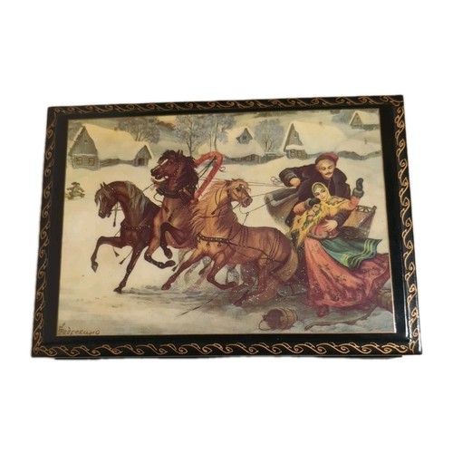 Hand painted russian - hand, fedoskino