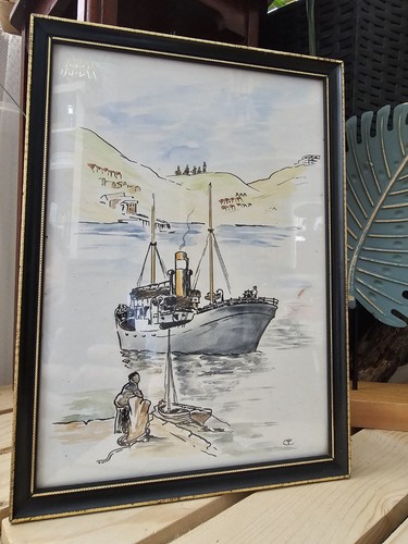 Framed original maritime - framed,