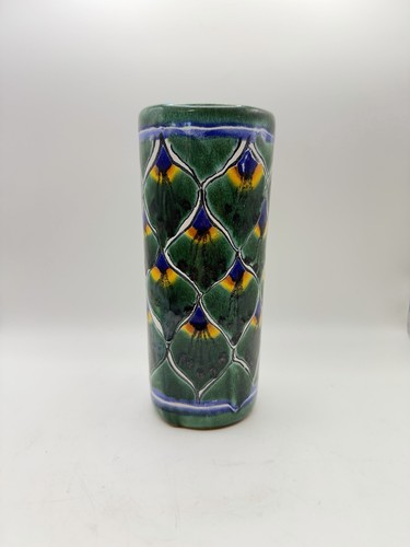 Vintage mexican talavera - vintage, vase