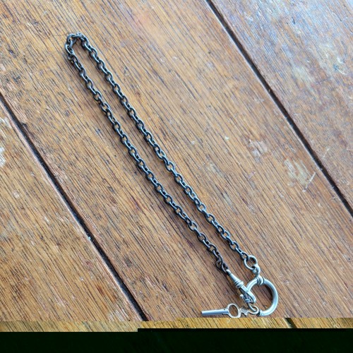 Antique pocket watch chain - -,