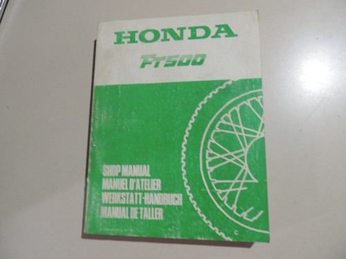 Honda 500 1982 - 1982, service