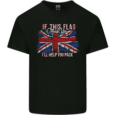 If This Flag Offends You Union Jack Britain Mens Light Cotton T-Shirt