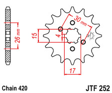 HONDA Z50R XR75 CRF80 XR80