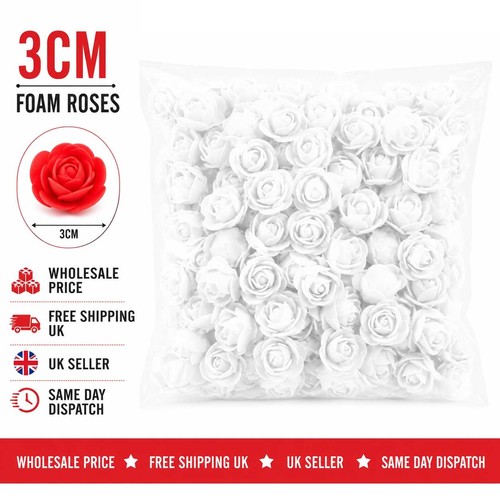 3cm foam roses - foam,
