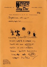 NEWPORT A.F.C. NEVER SAY DAI