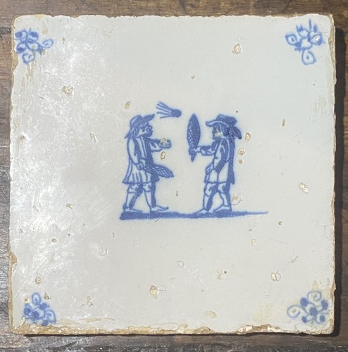 Dutch delft tile two - dutch,