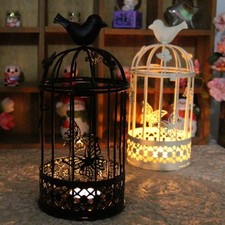 Wrought Iron Bird Cage Candle