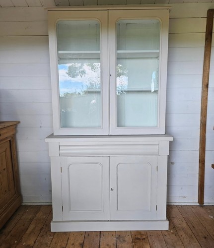 Antique dresser with - dresser, glass
