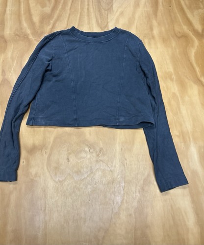 Zara women blue long sleeve - blue,