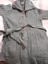 Vintage Country Casuals twin set- blue jumper + long belted cardigan circa 1973
