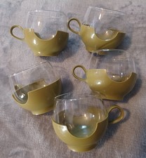 Vtg Pyrex Roly Poly Drink Ups