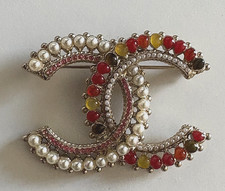 Chanel Faux Pearl Crystal