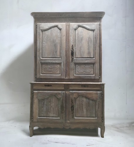 Huge antique french - limed, oak