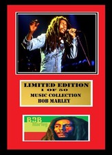 BOB MARLEY     SIGNED  FRAMED
