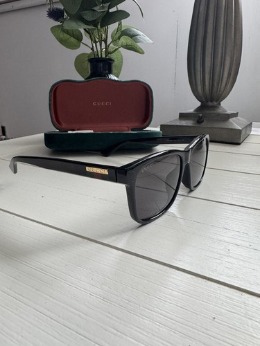 Gucci gg0746s 001 black - gg0746s, shiny