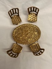 Set Of Vintage Miniature Brass