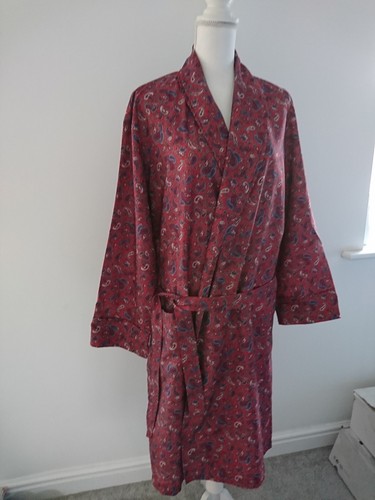 Vtg johns craft red paisley - johns,