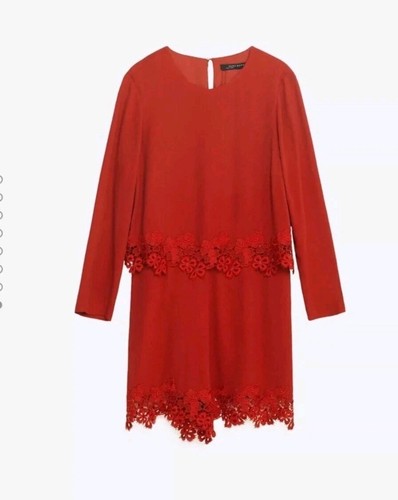 Zara red playsuit featuring