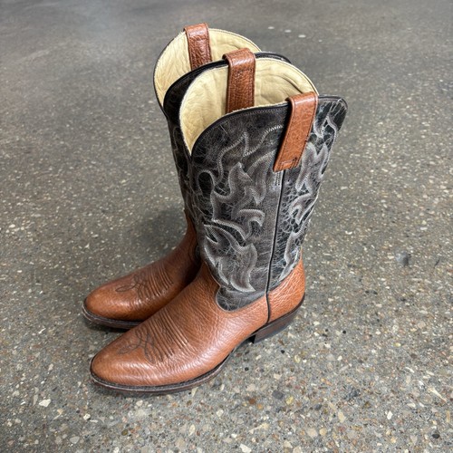 Stetson western brown leather - western,