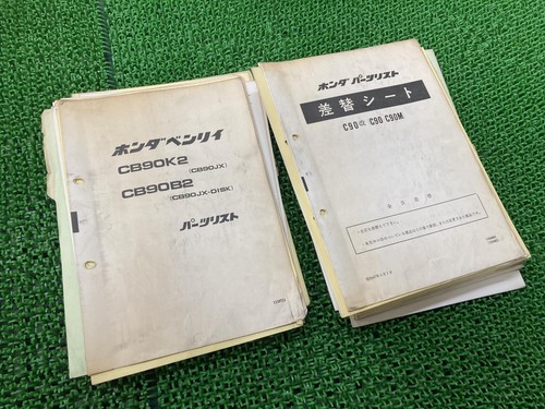 Parts list for - parts, cub