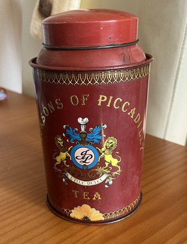 Vintage tea caddy jacksons - tea,
