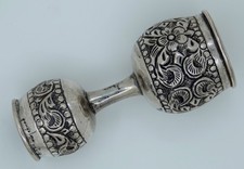 Antique Sterling Silver Double